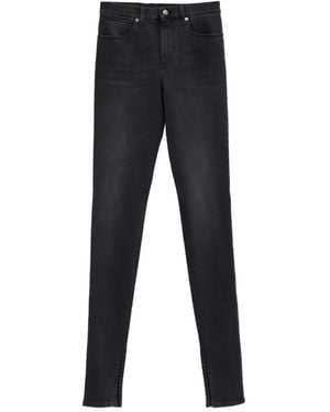 Gucci High-Waisted Skinny Jeans - Black