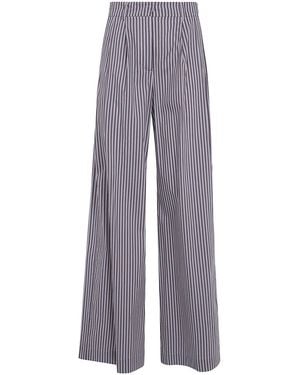 DR. HOPE Wide Leg Pince Trousers - Grey