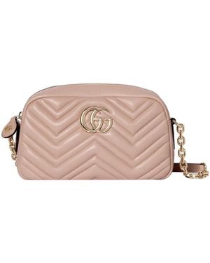 Gucci Gg Marmont Small Camera Bag - Pink