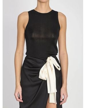 Saint Laurent Tank Top - Black