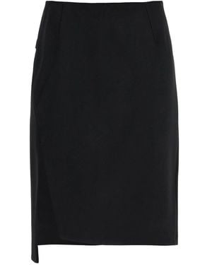 Versace Stretch Wool Skirt - Black