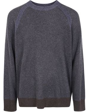 Ziggy Chen Oversized Raglan Sweater - Gray