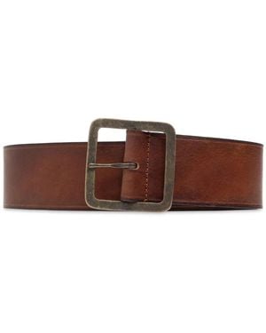 DSquared² Zama Cow Leather Buckle Belts - Brown