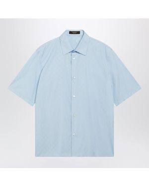 Gucci Gg Cotton Poplin Shirt - Blue