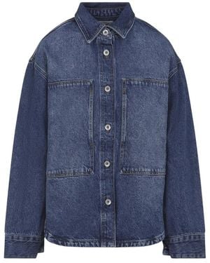 Studio Nicholson Paso Patch Pocket Shirt - Blue
