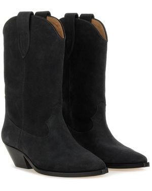 Isabel Marant Duerto Leather Boots - Black