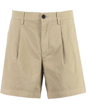 Department 5 Cotton Bermuda Shorts - Natural