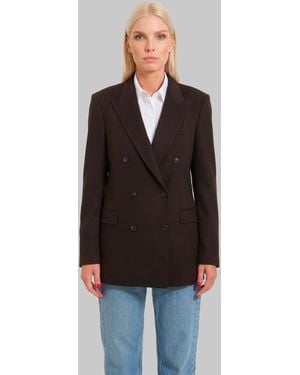 Tagliatore Jasmine Double-Breasted Cashmere Jacket - Black