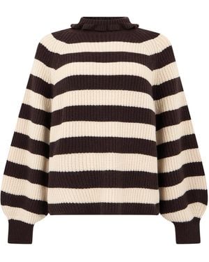 Max Mara Striped Jumper - Black