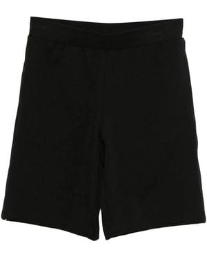 EA7 Logo-Patch Shorts - Black