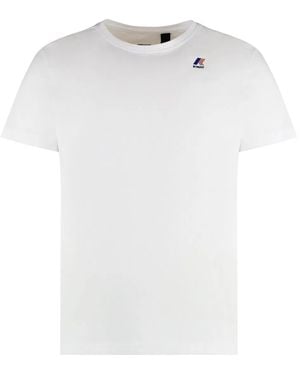 K-Way Edouard Cotton Crew-Neck T-Shirt - White