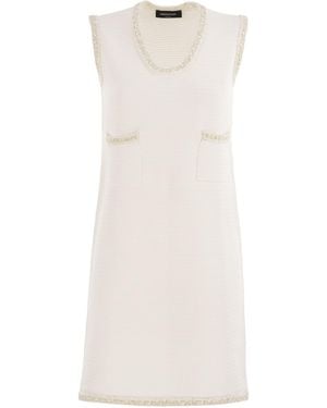 Fabiana Filippi Sequin Mini Dress in Natural | Lyst