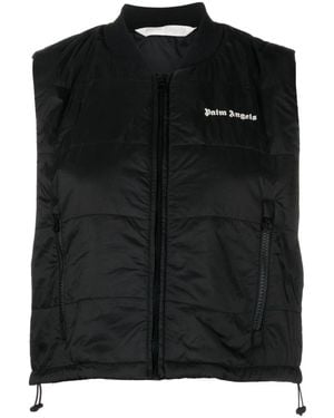 Palm Angels Classic Logo 100 Gr Vest - Black