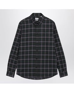 Burberry Marsh Check Cotton Shirt - Black