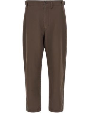 Lemaire Tapered Trousers - Brown