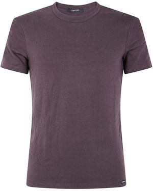 Tom Ford T-Shirt Crew - Purple