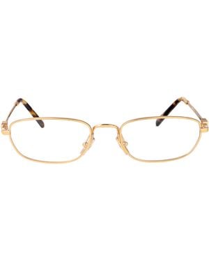 Miu Miu Metal Glasses - Metallic