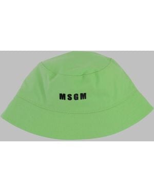 MSGM Cloche Nylon - Green