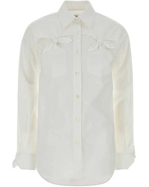 Moschino Stretch Poplin Shirt - White