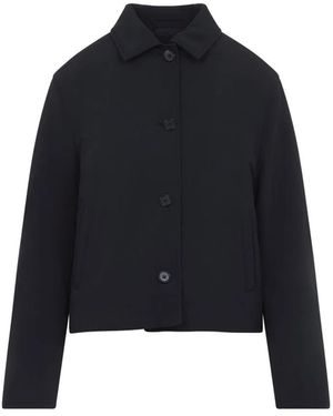 Jil Sander Midnight Cropped Sport Jacket - Black