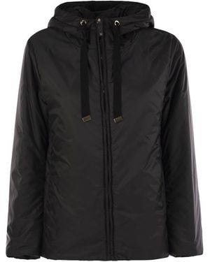 Max Mara Hooded Padded Jacket - Black
