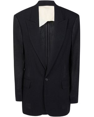Phoebe Philo Single Breasted Light Construction Jacket - Blue
