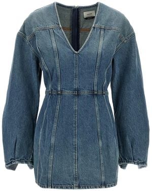 Haikure Denim Dress - Blue