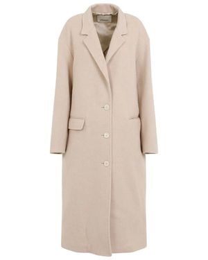 Isabel Marant Sand Wool Blend Efezia Coat - Natural