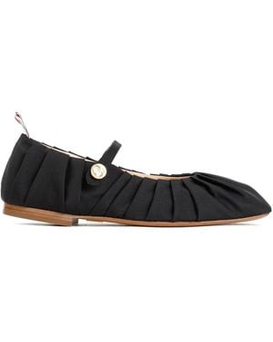 Thom Browne Fabric John Ballerinas - Black