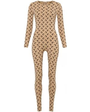 Marine Serre "Moon" Suit - Natural