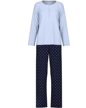 CALIDA Multicolor Cotton Pajamas - Blue