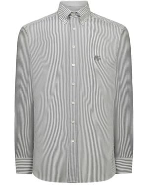Etro Cotton Shirt - Gray