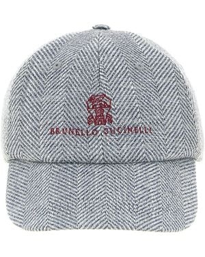 Brunello Cucinelli 'Baseball' Cap - Grey