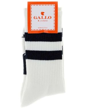 Gallo Calza Mezza Alzetta - White