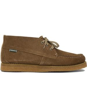 Sebago "Dakota" Lace-Up Loafers - Brown