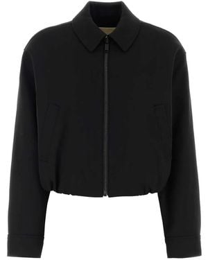MICHAEL Michael Kors Michael By Michael Kors Wool Bomber Jkt - Black