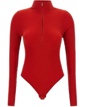 Perfect Moment 'Stardust' Bodysuit - Red