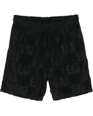 EA7 Pattern Shorts - Black