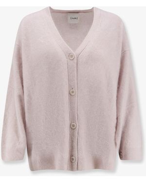 Nude Cashmere Cardigan - Pink