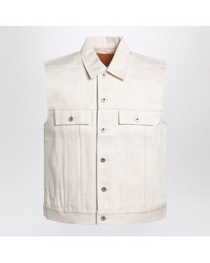 Rick Owens Vest Ivory - Natural