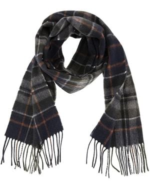 Barbour New Check Tartan Scarf - Black