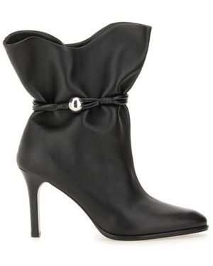 Isabel Marant Leather Heel - Black