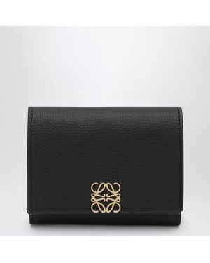 Loewe Anagram Trifold Wallet - Black