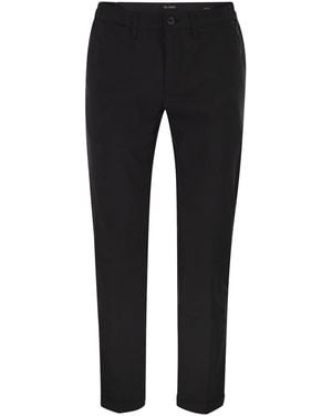 Re-hash Re_Hash Slim-Fit Stretch Technical Cotton Chinos - Black