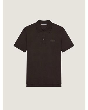 Givenchy Logo Cotton Polo Shirt - Black