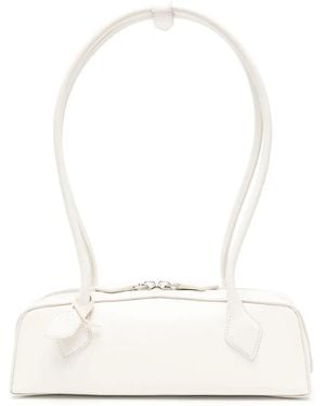 Alaïa Alaia Teckel Small Shoulder Bag - White