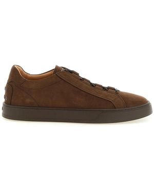 Tod's Nubuck Sneakers - Brown