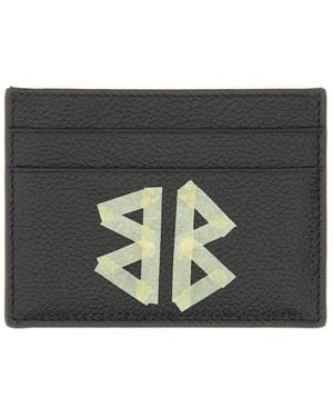 Balenciaga Leather Card Holder - Black