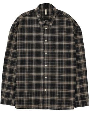 sunflower Camicia A Quadri - Black