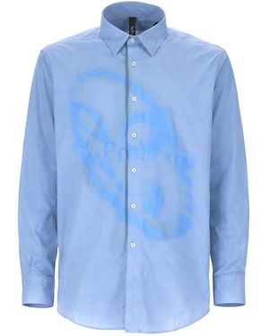 No Problemo Camicia Con Stampa Logo - Blue